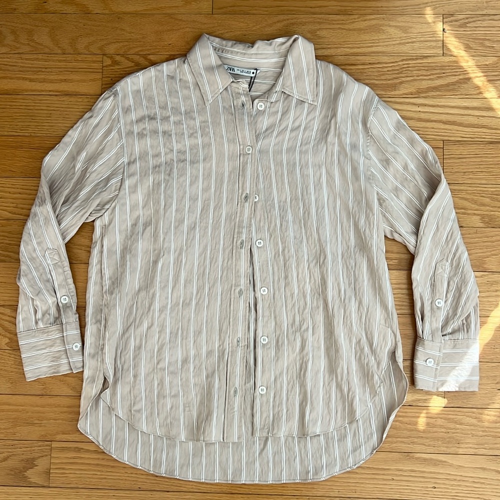 NWT Zara Button Down Shirt